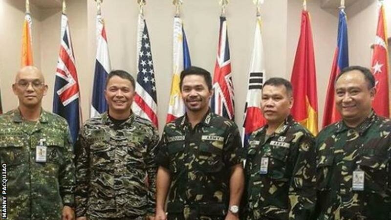 Manny Pacquiao: Boxer becomes a colonel in the Philippines army