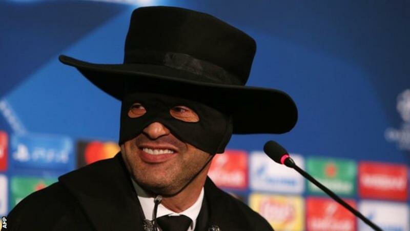 Shakhtar boss wears Zorro mask after win over Man City